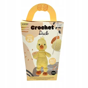 ZESTAW DO SZYDEŁKOWANIA WŁÓCZKA IGŁA RĘKODZIEŁO ZRÓB TO SAM 33 CM KACZUSZKA - Pasmanteria ZESTAW DO SZYDEŁKOWANIA WŁÓCZKA IGŁA RĘKODZIEŁO ZRÓB TO SAM 33 CM KACZUSZKA - Pasmanteria - miniaturka - grafika 1