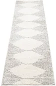 Wycieraczki - Kremowy chodnik shaggy w nowoczesny wzór C7-N40 - miniaturka - grafika 1