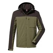 Kurtki męskie - Killtec Męska kurtka funkcyjna/kurtka outdoorowa z odpinanym kapturem KOS 111 MN JCKT, jasnooliwkowa, XXL, 38022-000 - miniaturka - grafika 1
