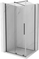 Kabiny prysznicowe - Mexen Velar kabina prysznicowa rozsuwana 90x110 cm, transparent, gun gray szczotkowany - 871-090-110-01-66 - miniaturka - grafika 1