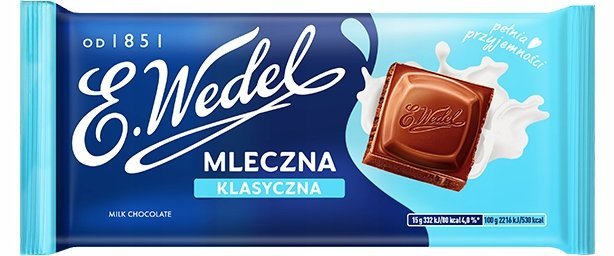 E. Wedel Czekolada klasyczna mleczna 90 g