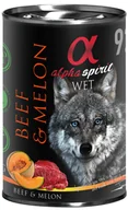 Mokra karma dla psów - Alpha Spirit Wołowina z melonem 400g 18422-uniw - miniaturka - grafika 1