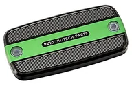Części motocyklowe - Puig Brake-Clutch Liquid Tank Cover, Green | 9262V - miniaturka - grafika 1