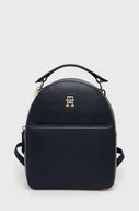 Plecaki - Tommy Hilfiger plecak damski kolor granatowy mały gładki - miniaturka - grafika 1