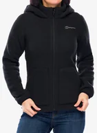Kurtki męskie - Polar damski z kapturem Berghaus Darria FZ Hooded Jacket - black/black - miniaturka - grafika 1