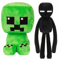Maskotki i pluszaki - MINECRAFT MEGA ZESTAW 2w1 DUŻA MASKOTKA CREEPER ENDERMAN DWIE MASKOTKI XXL - miniaturka - grafika 1