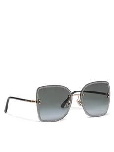 Jimmy Choo Okulary przeciwsłoneczne LETI/S Czarny - Okulary przeciwsłoneczne - miniaturka - grafika 1