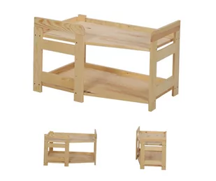 Regał Modułowy Wewnętrzny 44X72X44,8Cm 2 Półki Berdo Surowy Drewno Sosnowe Naturalny R2Pw_44X072X45_Nf1 / Wamar-Sosenka - Regały Regał Modułowy Wewnętrzny 44X72X44,8Cm 2 Półki Berdo Surowy Drewno Sosnowe Naturalny R2Pw_44X072X45_Nf1 / Wamar-Sosenka - Regały - miniaturka - grafika 1