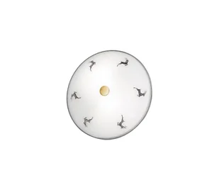Kolarz 731.U12.4.133- Lampa sufitowa NONNA 2xE14/60W/230V śr. 32 cm szare/mosiądz - Lampy sufitowe - miniaturka - grafika 1
