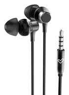 Słuchawki - Energy Sistem Metallized Zestaw słuchawkowy Przewodowa Douszny Połączenia/muzyka Czarny - miniaturka - grafika 1