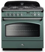 Kuchenki gazowo-elektryczne - Falcon Classic FX 90 Zielony mineral chrom - miniaturka - grafika 1