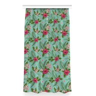 Zasłony - Zasłona z grafiką kolory do pokoju 150x280 Kwiaty, Fabricsy - miniaturka - grafika 1