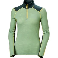 Bluzy damskie - Bluza polarowa damska Lifa Merino 1/2 Zip Helly Hansen - miniaturka - grafika 1
