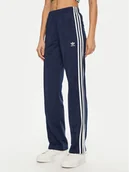 Spodnie sportowe damskie - adidas Spodnie dresowe adicolor Classics Firebird JC8285 Granatowy Regular Fit - miniaturka - grafika 1