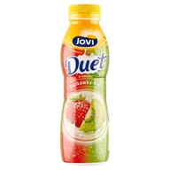 Kefiry, jogurty, maślanki - Jovi Jogurt pitny Duet o smaku truskawka - kiwi - miniaturka - grafika 1