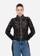 Koszule damskie - camicie donna liu jo uf5169 j4078 88000 - miniaturka - grafika 1