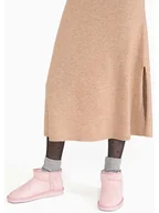 Botki damskie - Blackfield Botki zimowe "Milli" w kolorze jasnoróżowym - miniaturka - grafika 1