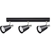 Lampy sufitowe - Kanlux OPRAWA ŚCIENNO-SUFITOWA SEMPRA EL-3I B-SR GU10 CZARNA 33095 - miniaturka - grafika 1