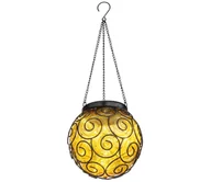 Lampy ogrodowe - Globo 36130A - LED Lampa solarna SOLAR LED/0,9W/3,2V IP44 żółta - miniaturka - grafika 1