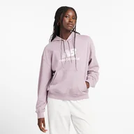 Bluzy damskie - Bluza damska New Balance WT41504ICW  różowa - miniaturka - grafika 1