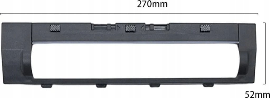 VACUUM ACC MAIN BRUSH COVER/BLACK 8.02.0439 ROBOROCK 8.02.0439 6936905902993