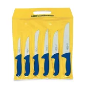 Noże kuchenne - Zestaw SZEŚCIU noży rzeźniczych DICK No 8256200 NIEBIESKIE - miniaturka - grafika 1