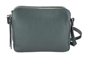 Torba listonoszka damska - Barberini's - Ciemnozielona - Torebki damskie Torba listonoszka damska - Barberini's - Ciemnozielona - Torebki damskie - miniaturka - grafika 1