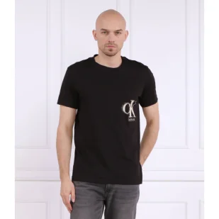 CALVIN KLEIN JEANS T-shirt CK SPRAY | Regular Fit - Koszulki męskie - miniaturka - grafika 1