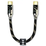 Kable USB - FIIO LT-TC5S kabel UBS-C - USB-C 10 cm zasilanie/dane - miniaturka - grafika 1