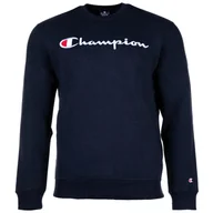 Bluzy sportowe męskie - Bluza na co dzień męska CHAMPION bez kaptura - miniaturka - grafika 1