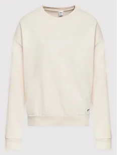 REEBOK - BLUZA DAMSKA - CL RBK ND FT CREW HH9696 BEŻOWA - Bluzy damskie - miniaturka - grafika 1