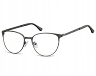 Okulary korekcyjne, oprawki, szkła - OPRAWKI Korekcyjne Kocie Oczy Zerówki Damskie - miniaturka - grafika 1
