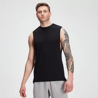 Koszule męskie - Męska koszulka bez rękawów z kolekcji MP Training drirelease® z obniżonymi wycięciami na ramiona – czarny - XL - grafika 1