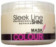 Maski do włosów - Stapiz Stapiz Sleek Line Q10 Colour Maska Do Włosów Farbowanych 250ml 5904277710868 - miniaturka - grafika 1