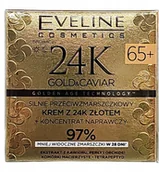 Kremy do twarzy - Eveline 24K Gold&Caviar Krem 65+ dzień/noc 50ml - miniaturka - grafika 1