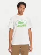 Koszulki męskie - Lacoste T-Shirt TH2806 Biały Regular Fit - miniaturka - grafika 1