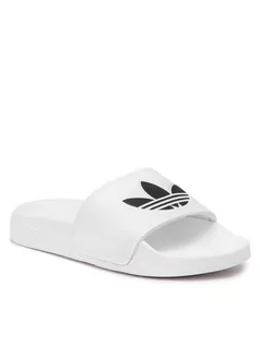 Klapki i japonki damskie - Adidas Klapki Adilette Lite FU8297 Biały - grafika 1