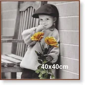 Ramki na zdjęcia - Rama aluminiowa do plakatu 40x40cm, brązowa / ARTVIC - miniaturka - grafika 1