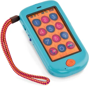 B. toys by Battat - HiPhone - dziecięcy telefon smartfon dotykowy - Zabawki interaktywne dla dzieci B. toys by Battat - HiPhone - dziecięcy telefon smartfon dotykowy - Zabawki interaktywne dla dzieci - miniaturka - grafika 1