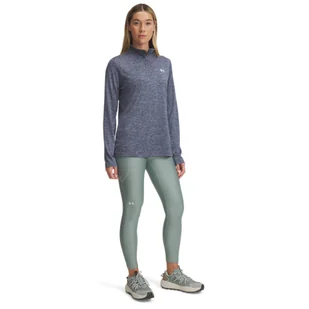 Damskie legginsy treningowe Under Armour Tech Hi Ankle Leg - zielone - Legginsy - miniaturka - grafika 1