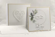 Kartki okolicznościowe i zaproszenia - Kartka na ślub z pudełkiem i kopertą, WA 23C - miniaturka - grafika 1