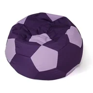 Fotele i pufy dla dzieci - Pufa worek GO GIFT Piłka 11 Fioletowy/jasnofioletowy L 80 cm - miniaturka - grafika 1