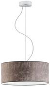 Lampy sufitowe - Lampa wisząca nad stół HAJFA fi - 40 cm - kolor szary melanż - miniaturka - grafika 1