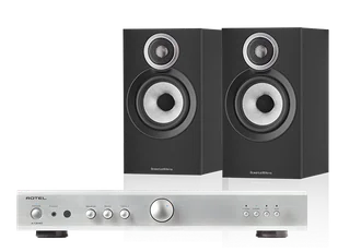 Rotel A10 MKII (srebrny) + 607 S3 (czarny) - Zestawy stereo - miniaturka - grafika 1