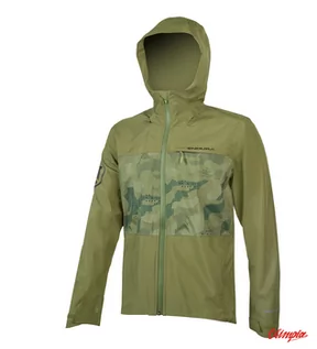 Kurtki rowerowe - Kurtka rowerowa Endura SingleTrack Waterproof Jacket II Green Olive - grafika 1