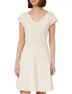 Armani Exchange Damska sukienka, podwójny dekolt w serek, mini długość, nude, bardzo mała, nude, XS - Sukienki - miniaturka - grafika 1