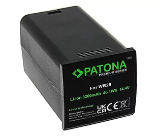 PATONA - Akumulator GODOX AD200 3200mAh Li-Ion 14,4V WB29 - Ładowarki i akumulatory - miniaturka - grafika 1
