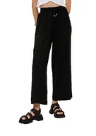 Spodnie damskie - Q/S by s.Oliver spodnie damskie długie, Grey/Black, 38 - miniaturka - grafika 1