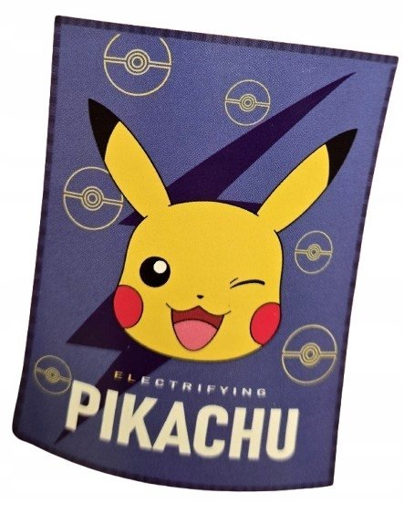 POKEMON PIKACHU Flanelowy koc kocyk dziecięcy 130 x 160 cm DZIECIĘCY