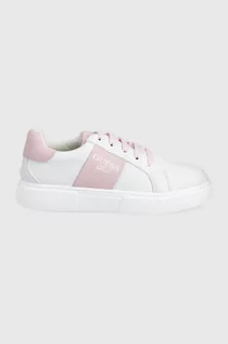 Buty dla dziewczynek - Guess buty dziecięce kolor biały - grafika 1
